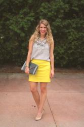 Confident Twosday: Yellow Skirt