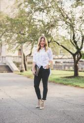 An Essential Button-down Blouse