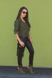 Edgy in Snake Print