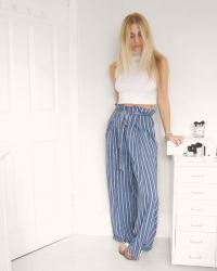 PAPER BAG WAIST TROUSERS