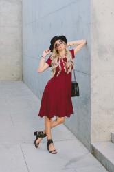 Lace Up Dress