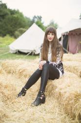 OUTFIT: Medieval Market - Lace Top & Cut-Out Boots