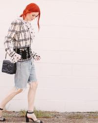 VINTAGE ADOLFO and a goodbye to my red hair!