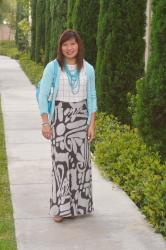 Throw Back Thursday Fashion Link Up: My First Maxi Skirt