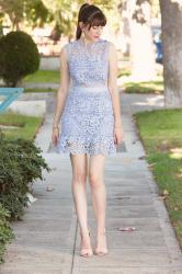 Blue Lace Dress