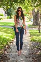 A peplum top + Gigi New York