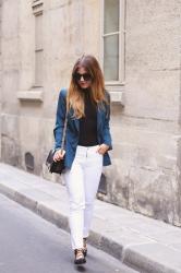 Chanel BOY & White Jeans – Elodie in Paris
