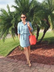 #OOTD: Chambray Dress