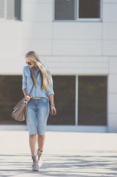 Denim & Taupe