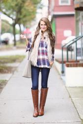 Faux Fur & Plaid… 