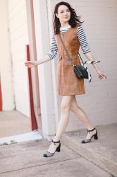 NECESSARY ITEM: leather shift dress