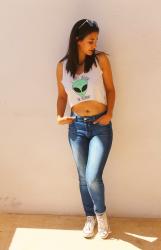 Como combinar un crop top