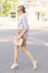 Tan Suede Skirt