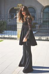 Lace boho dress