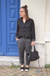 Petits pois et pantalon tailleur…