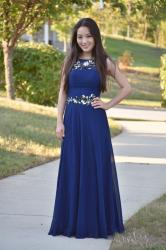 The Navy Evening Gown
