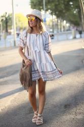 EMBROIDERED DRESS