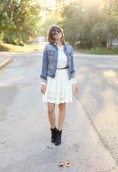 What I Wore | Denim and Lace