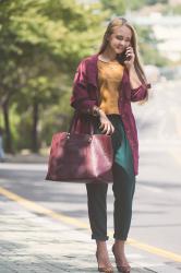 Autumn shades: Marsala