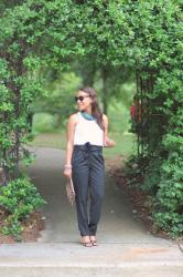 How to Wear Paper Bag Waist Pants