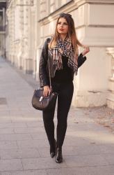 ALMOST BLACK OUTFIT | codzienna stylizacja jesienna