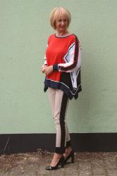 Red pumps
