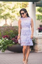 Lavender Crochet Dress // On Trend Tuesdays LinkUp