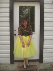 Yellow Tutu for Fall