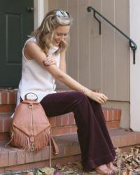 Casual Friday: Velvet Flare Jeans