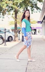 Colorblocking Jumpers and Irregular Skirts