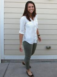 loft utility blouse