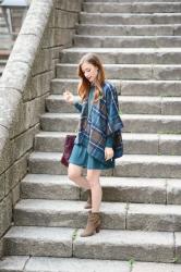 Plaid Poncho in Porto