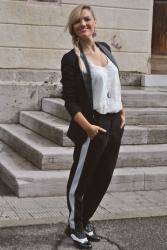 OUTFIT: MANNISH STYLE - UN TOTAL LOOK BIANCO E NERO IN STILE MANNISH -