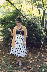 Styled By Emily: Oaxican dress and polka dots
