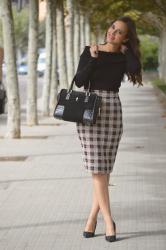 Tartan skirt