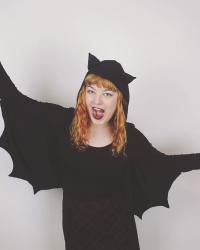DIY Bat Wing Hooded Shirt | Make Thrift Buy #26 - Halloween Edition!