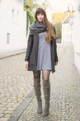 OUTFIT: Houndstooth & Knit