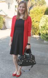 Frocktober Unplanned and Planned Dress Outfits: Casual Tee and LBD For The Office