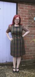 Tartan pinafore