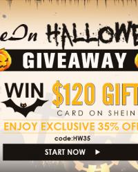 GIVEAWAY/SÚŤAŽ: win $120 coupon with SheIn Halloween (worldwide)