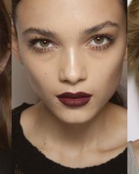 makeup trend AW 2015/16: deep autumn lipstick