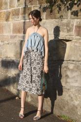 Florals & Frayed Denim