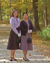 1940s Dress • Violet and Chocolate