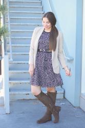 Beige Blazer and Boots