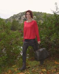 FALDA TWEED