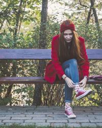 Red Riding Headband.