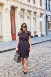 What to Wear to Work | Printed Dress