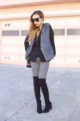 FALL ESSENTIAL: FAUX FUR VEST