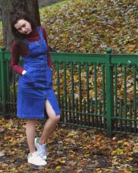 OOTD // Miss Selfridge Denim Pinafore