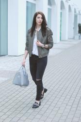 My style: bomber jacket